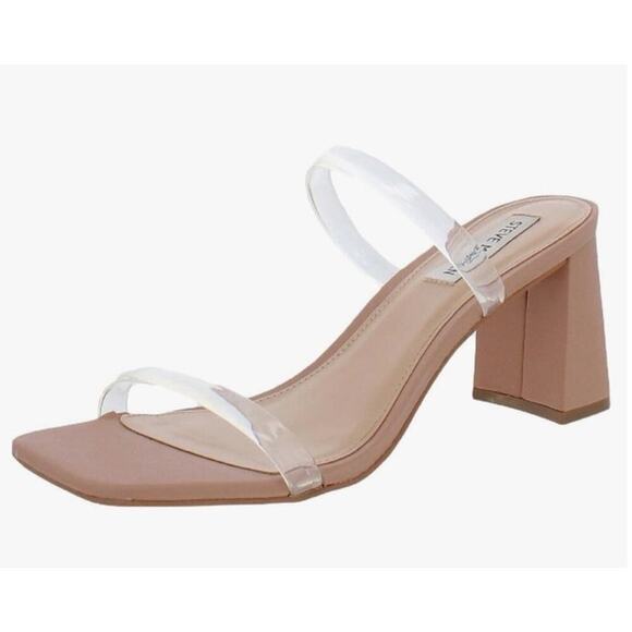 Steve Madden Shoes - NWOT Steve Madden Women's Clear Lilah Heeled Sandal, size 6
